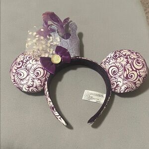 Purple Swirl New Orleans Jubilee Mouse Ears Headband